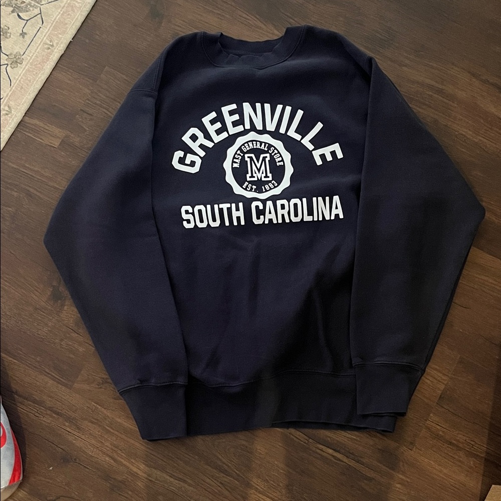 Men's Black Greenville South Carolina Sweater